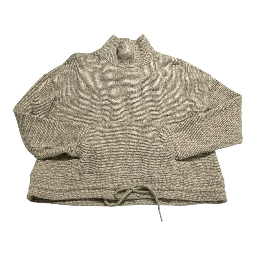90 Degree by Reflex Olive Green Cowl Neck Sweater size L - Picture 6 of 12